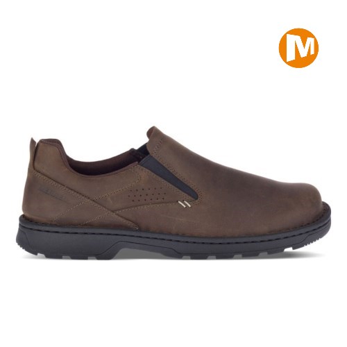 Merrell World Legend 2 Moc Slip-On Schuhe Herren Schokolade [DE-QFZRB]
